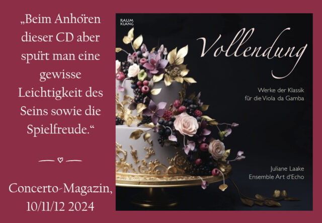 Concerto-Besprechung zur CD Vollendung